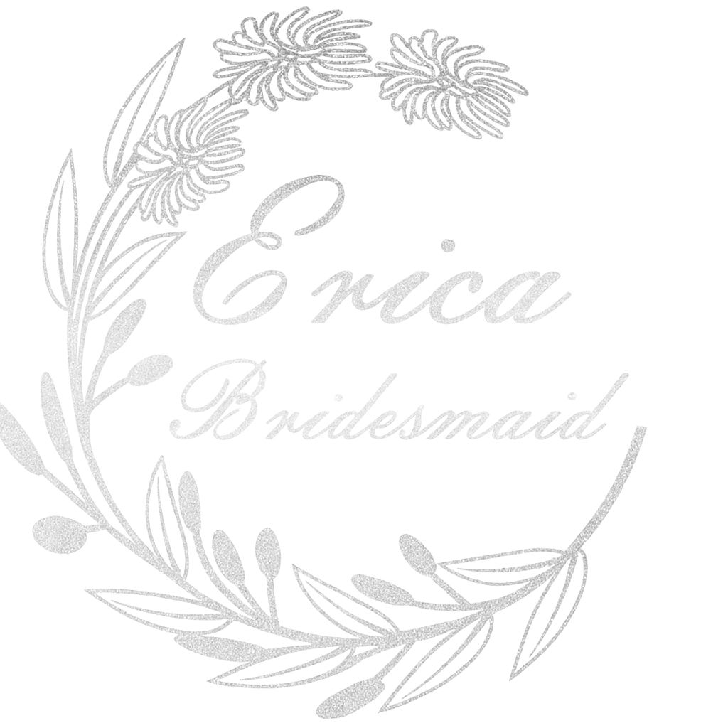 Personalised White Satin and Lace Robes