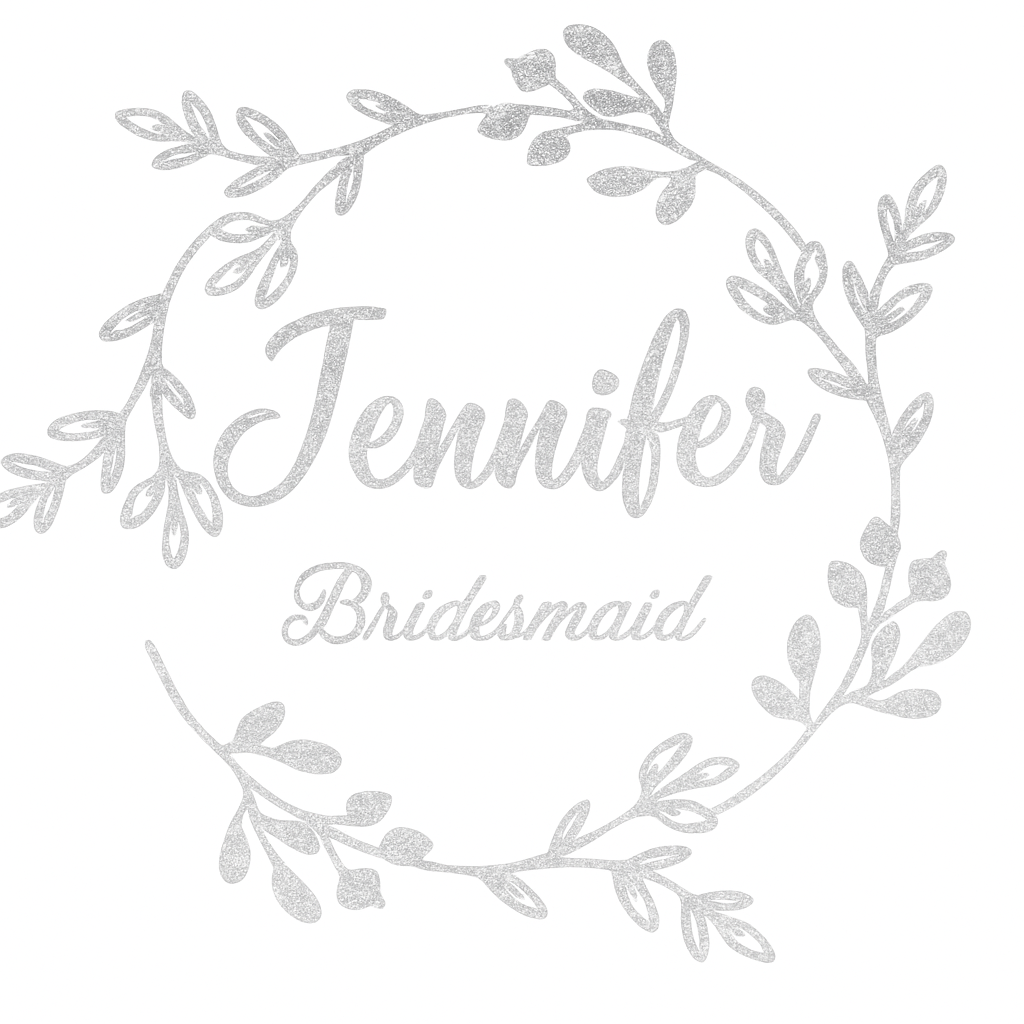 Personalised White Satin and Lace Robes